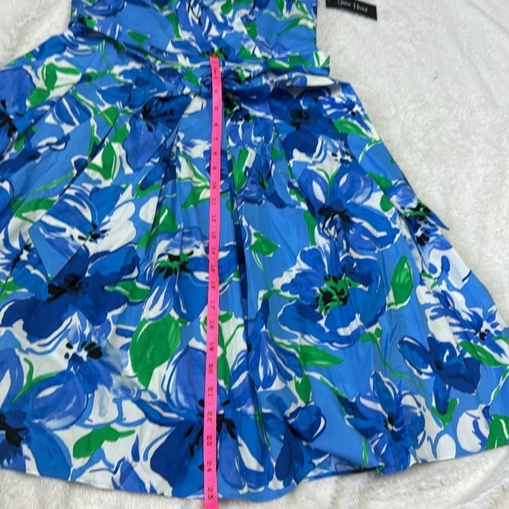 Jessica Howard Blue and White Polo Collar Sundress - Picture 7 of 11